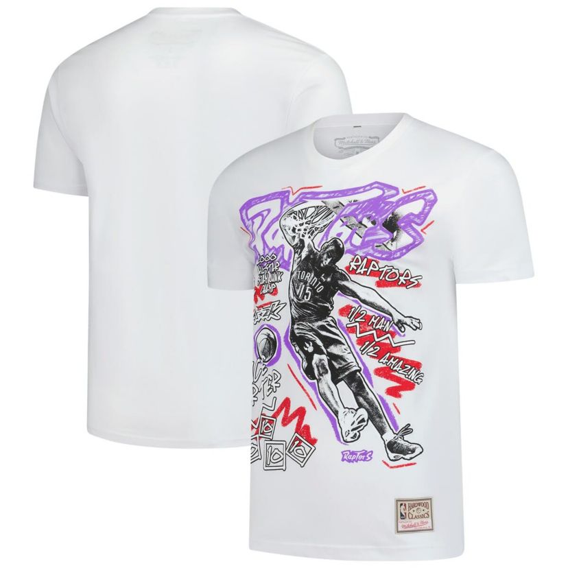NBA Vince Carter Toronto Raptors Hardwood Classics Chalked Up T-Shirt