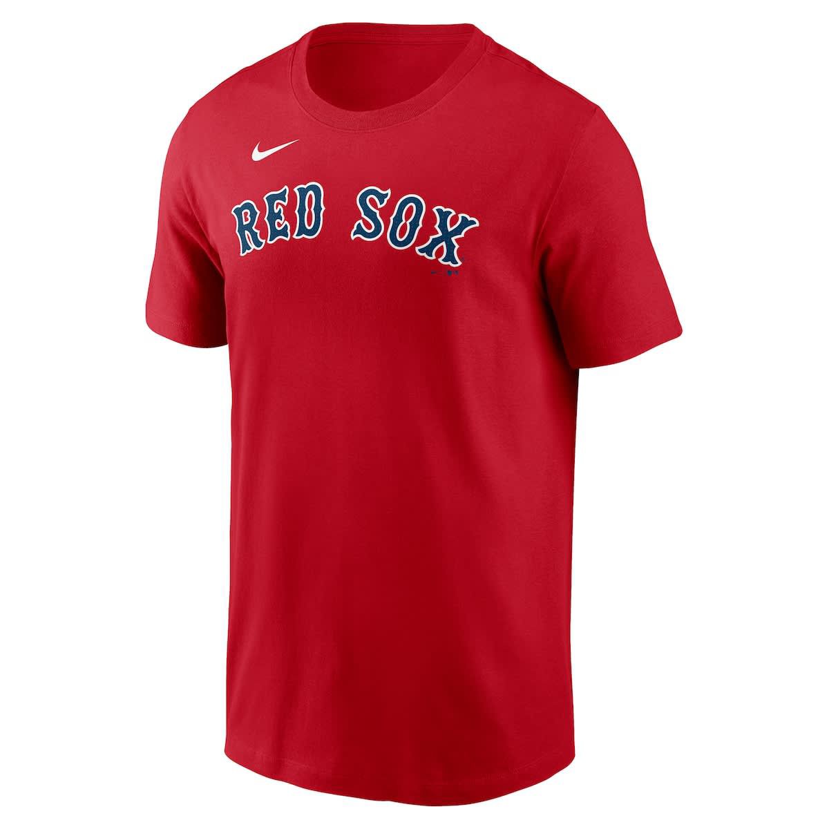 Boston Red Sox MLB Nike Garrett Crochet Boston Sox Fuse Name & Number T-Shirt