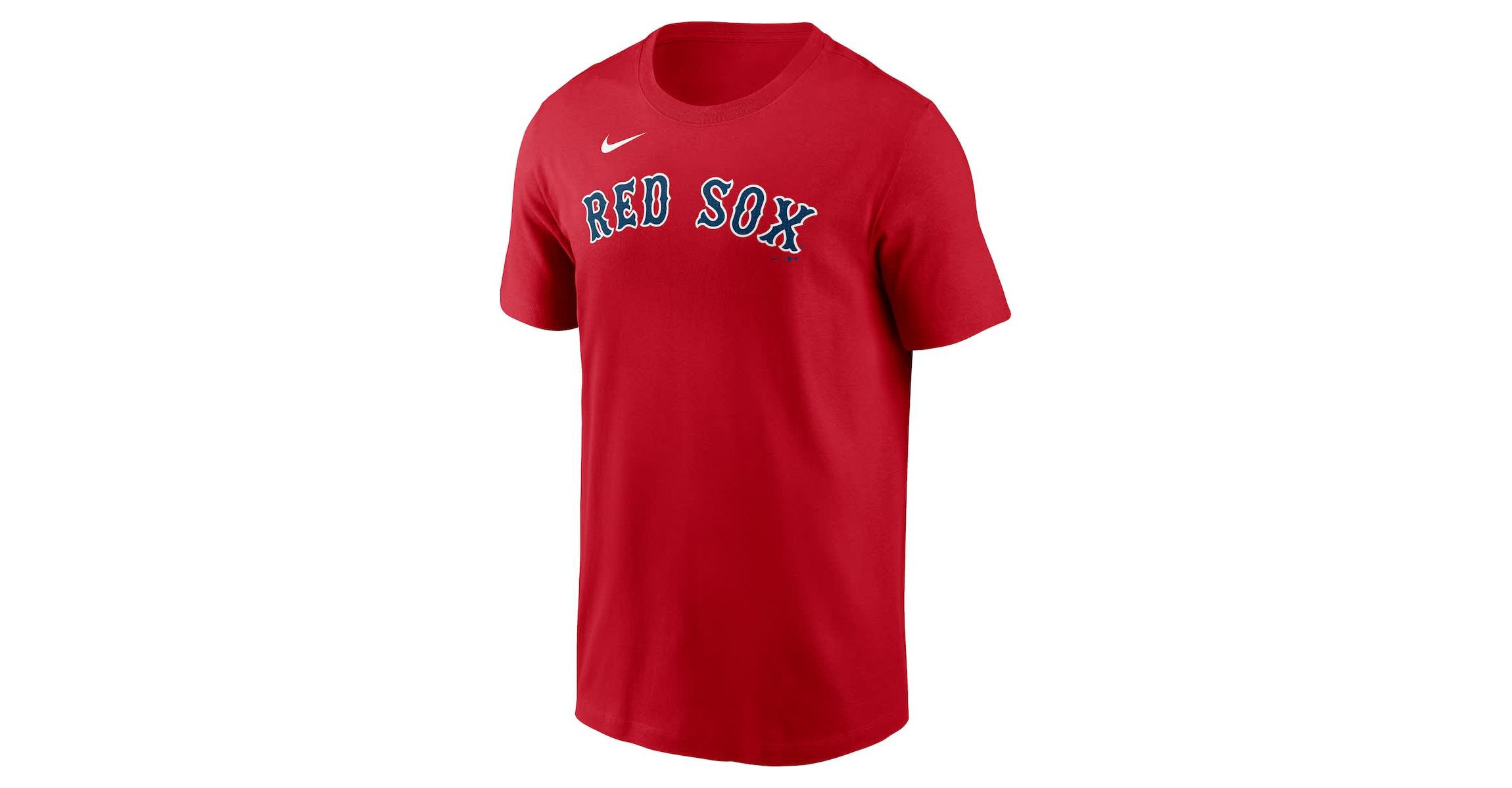 Boston Red Sox MLB Nike Garrett Crochet Boston Sox Fuse Name & Number T-Shirt