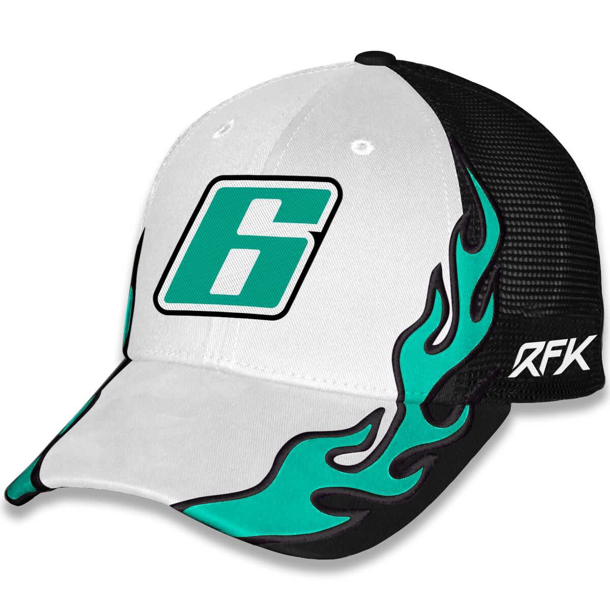 NASCAR Unisex Brad Keselowski BuildSubmarines.com Flame Trucker Adjustable Hat