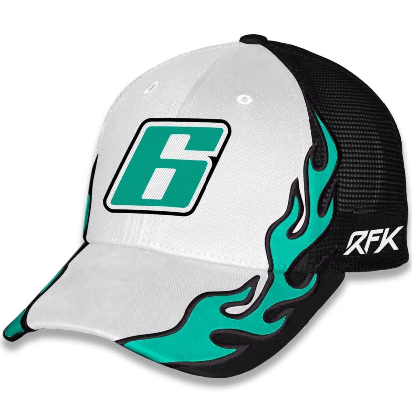 NASCAR Unisex Brad Keselowski BuildSubmarines.com Flame Trucker Adjustable Hat