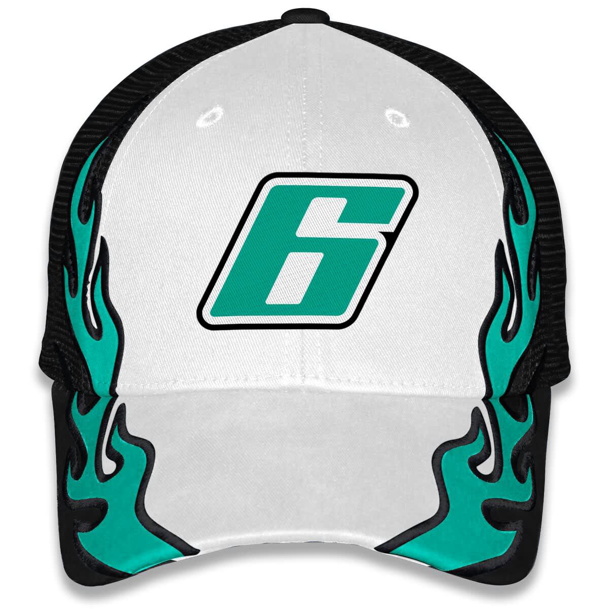 NASCAR Unisex Brad Keselowski BuildSubmarines.com Flame Trucker Adjustable Hat