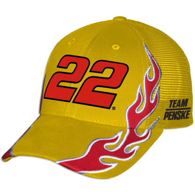 NASCAR Unisex Joey Logano Shell Pennzoil Flame Trucker Adjustable Hat