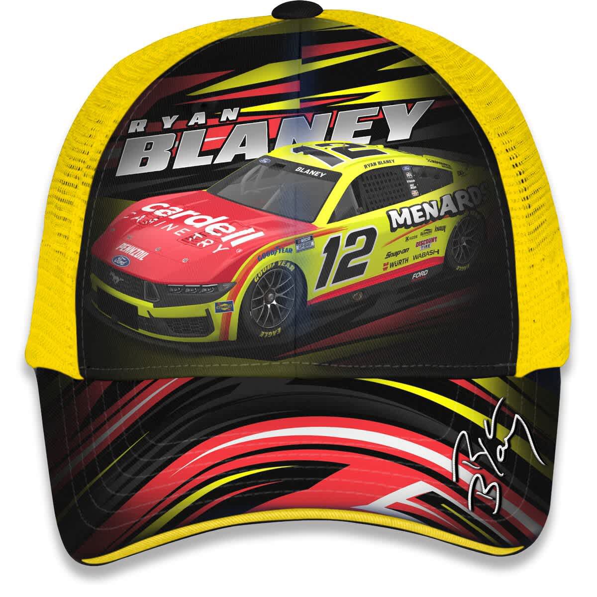 Checkered Flag Sports NASCAR Unisex Ryan Blaney Menards Trucker ...