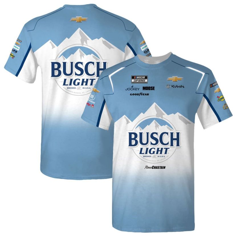 NASCAR Light Ross Chastain Busch Light Uniform T-Shirt