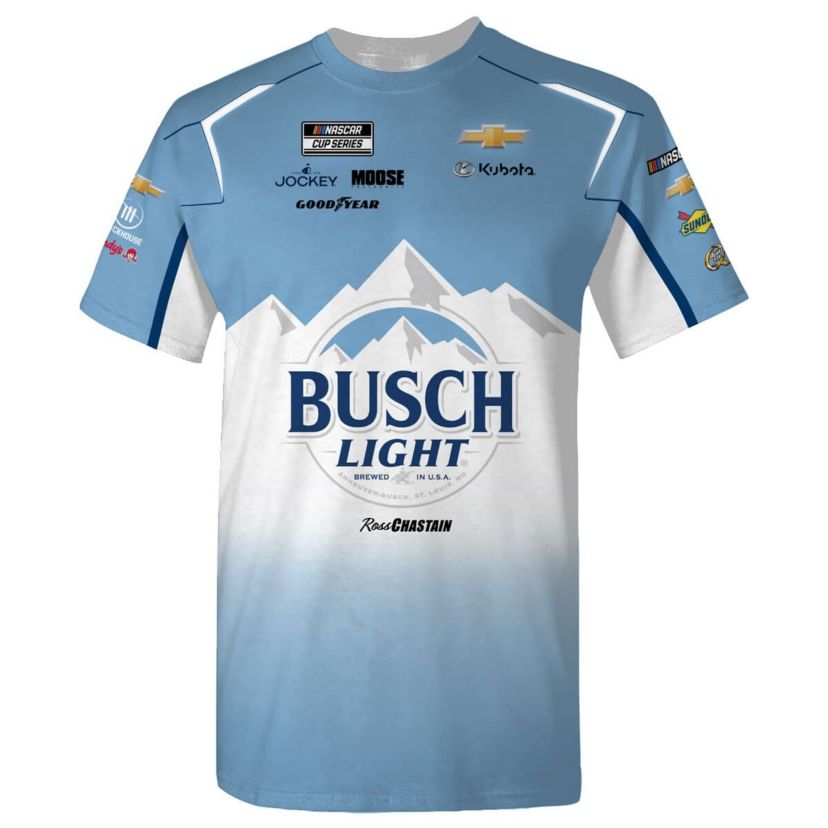 NASCAR Light Ross Chastain Busch Light Uniform T-Shirt