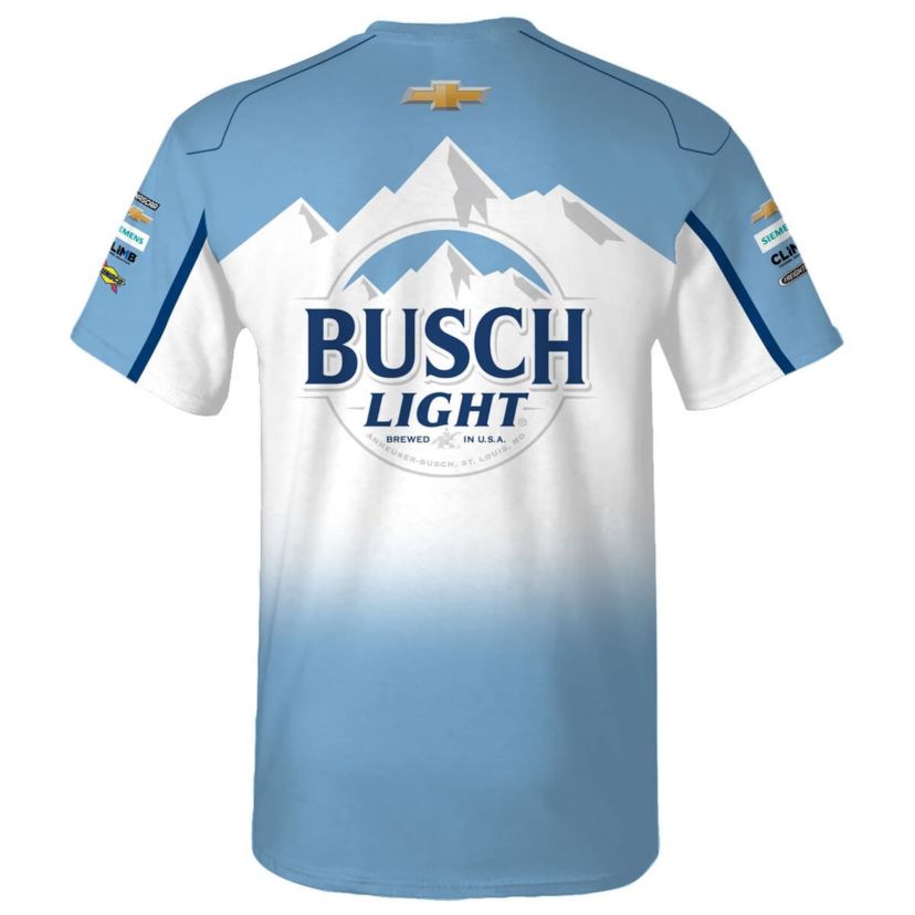 NASCAR Light Ross Chastain Busch Light Uniform T-Shirt