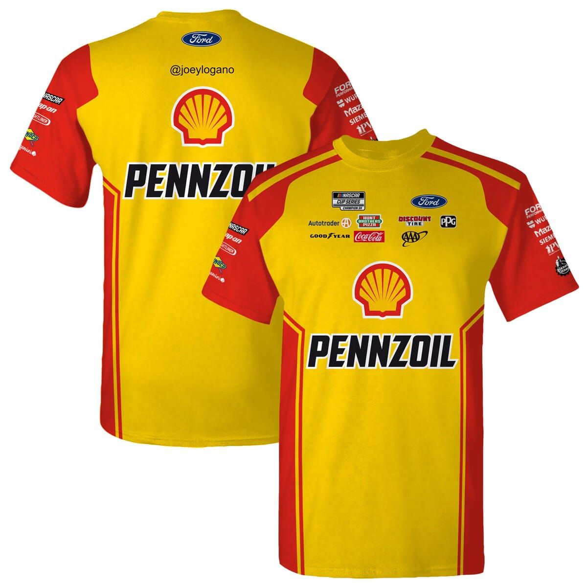 NASCAR Joey Logano Shell/Pennzoil Uniform T-Shirt