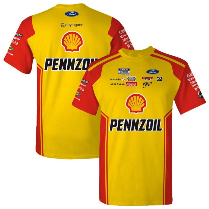 NASCAR Joey Logano Shell/Pennzoil Uniform T-Shirt
