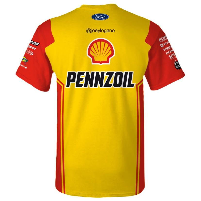 NASCAR Joey Logano Shell/Pennzoil Uniform T-Shirt