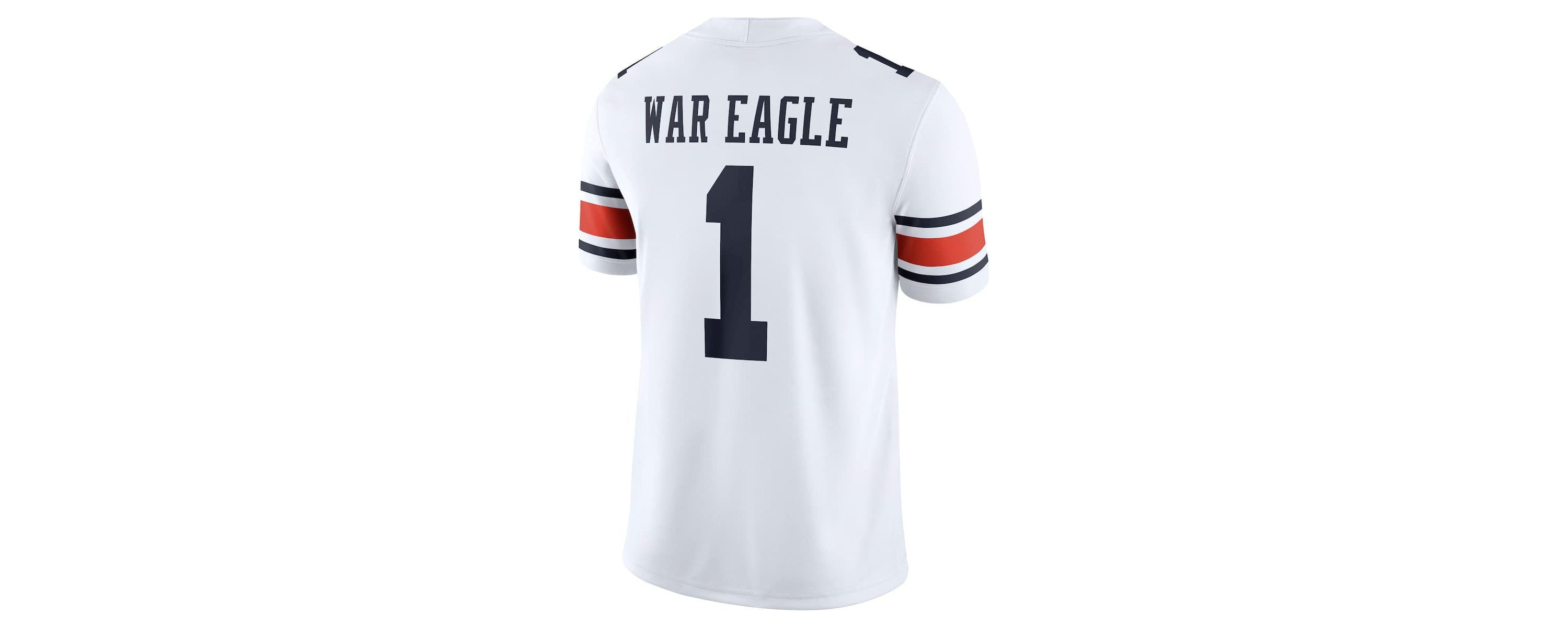 NCAA Nike Auburn Tigers Away Football Game Jersey