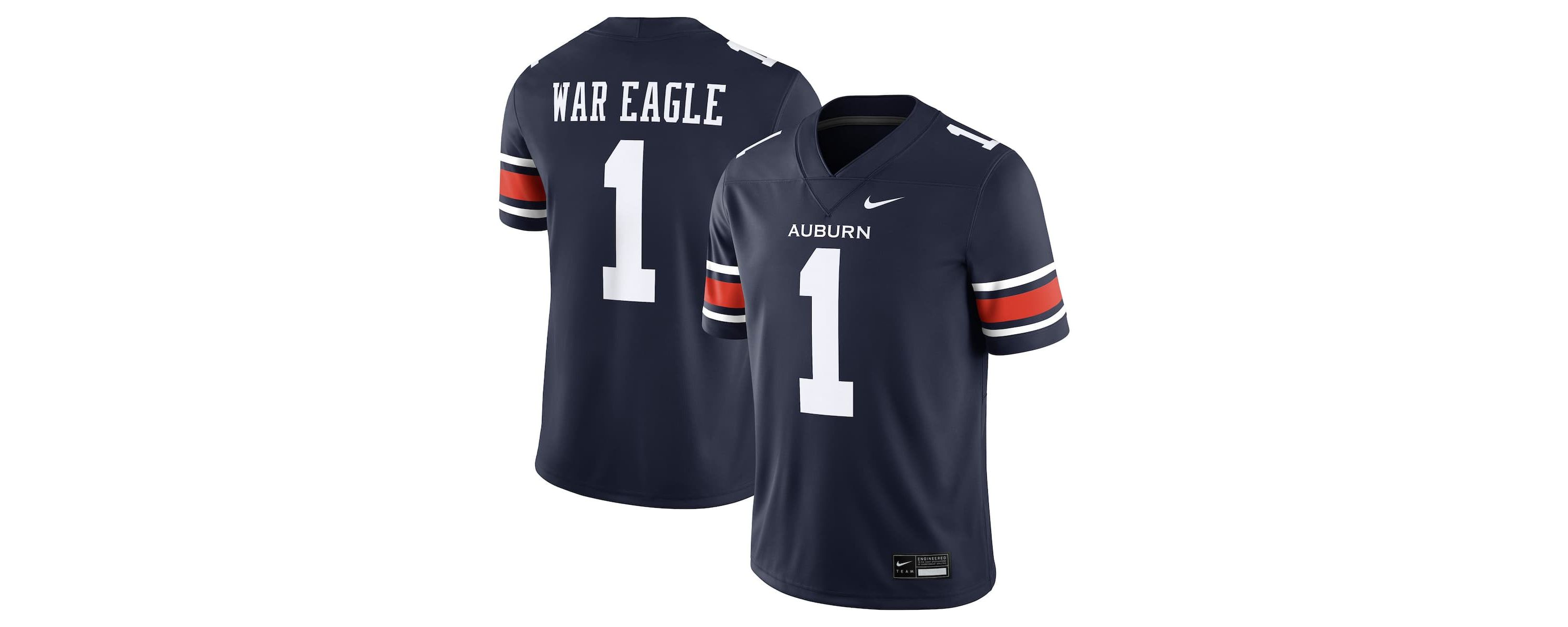 NCAA Nike Auburn Tigers Home Football Game Jersey