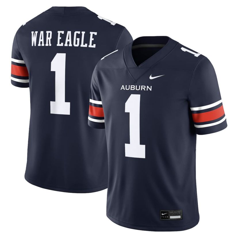 NCAA Nike Auburn Tigers Home Football Game Jersey