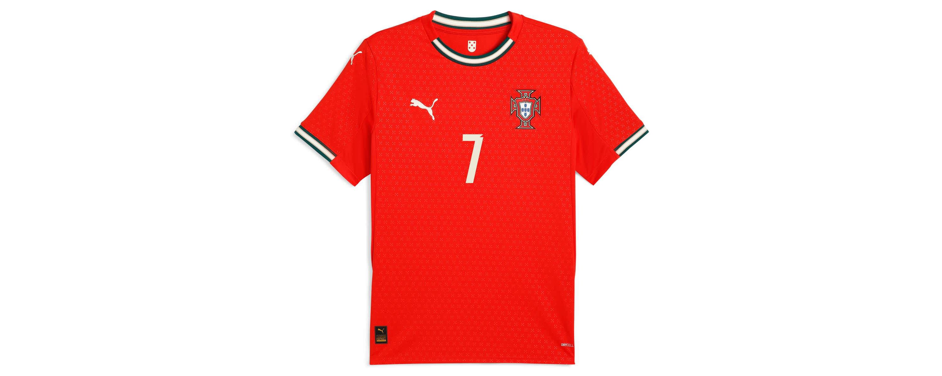 Soccer National Teams Cristiano Ronaldo Portugal National Team 2025 Home Replica Jersey