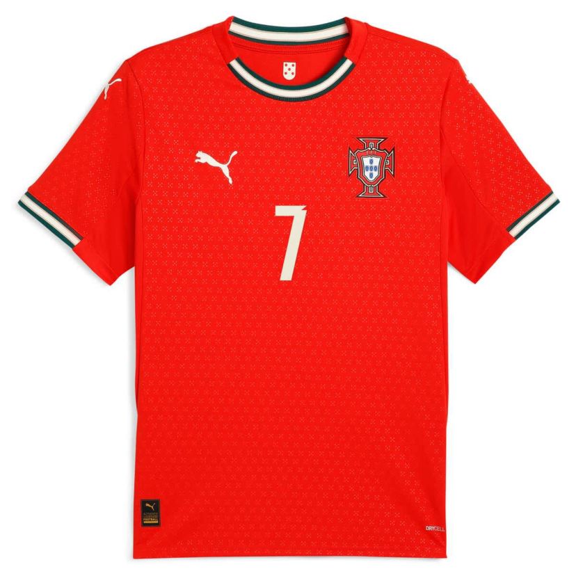 Soccer National Teams Cristiano Ronaldo Portugal National Team 2025 Home Replica Jersey