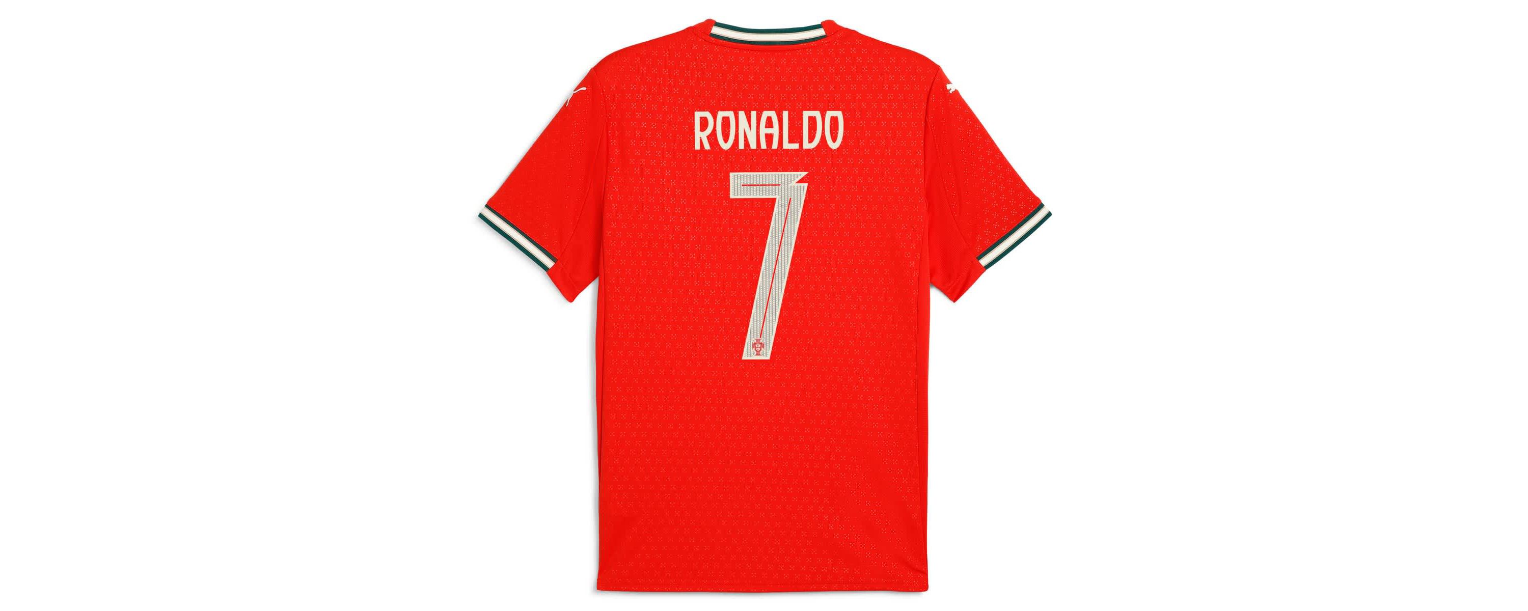 Soccer National Teams Cristiano Ronaldo Portugal National Team 2025 Home Replica Jersey
