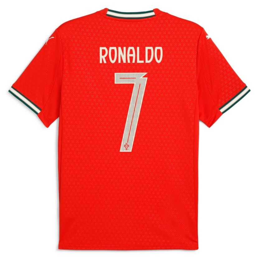 Soccer National Teams Cristiano Ronaldo Portugal National Team 2025 Home Replica Jersey
