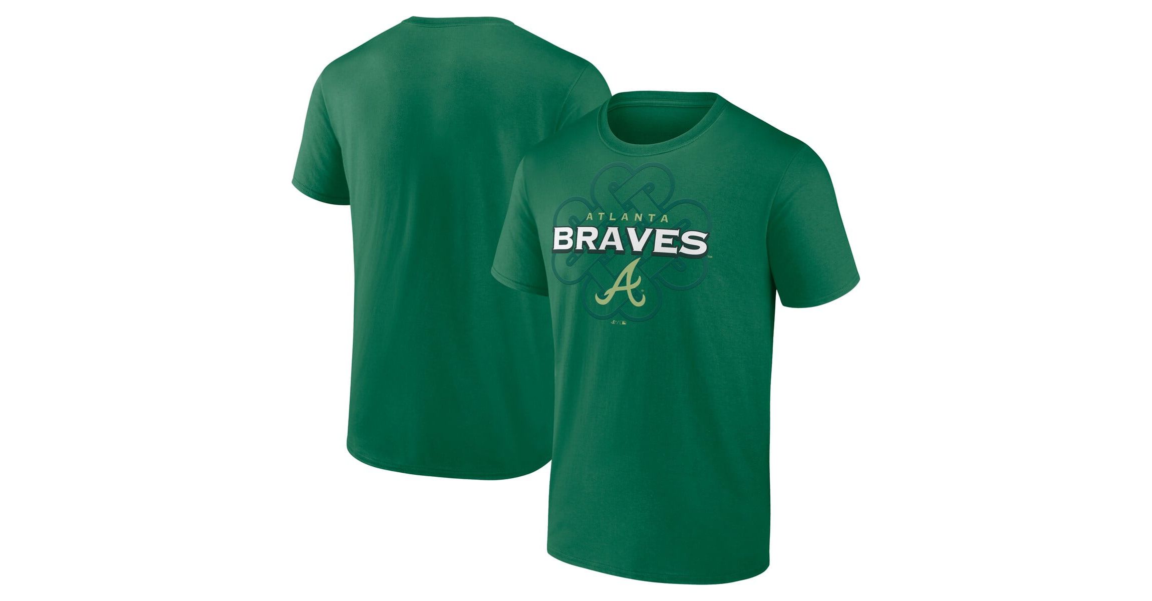 MLB Fanatics Kelly Atlanta Braves Celtic Luck T-Shirt