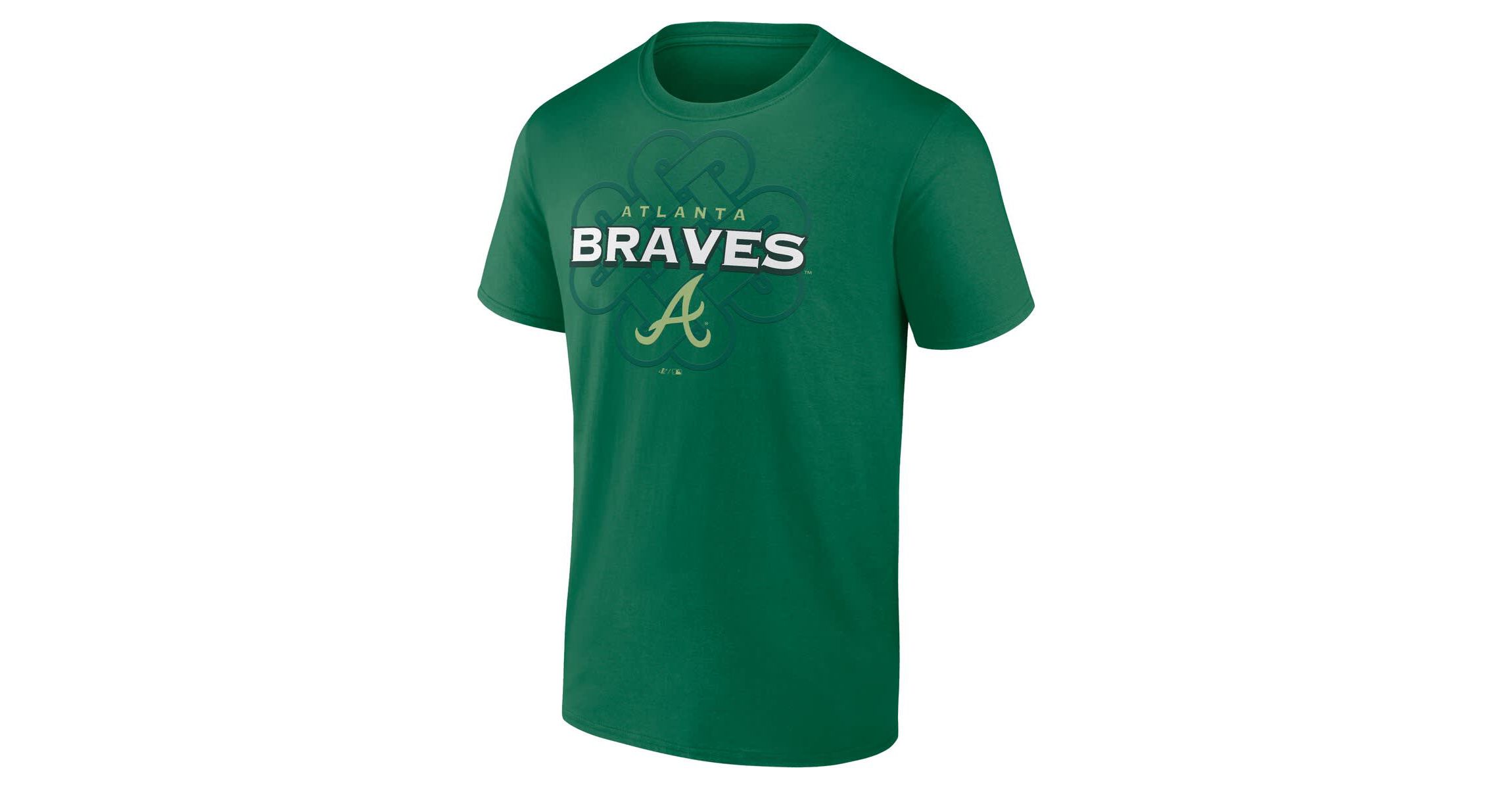 MLB Fanatics Kelly Atlanta Braves Celtic Luck T-Shirt