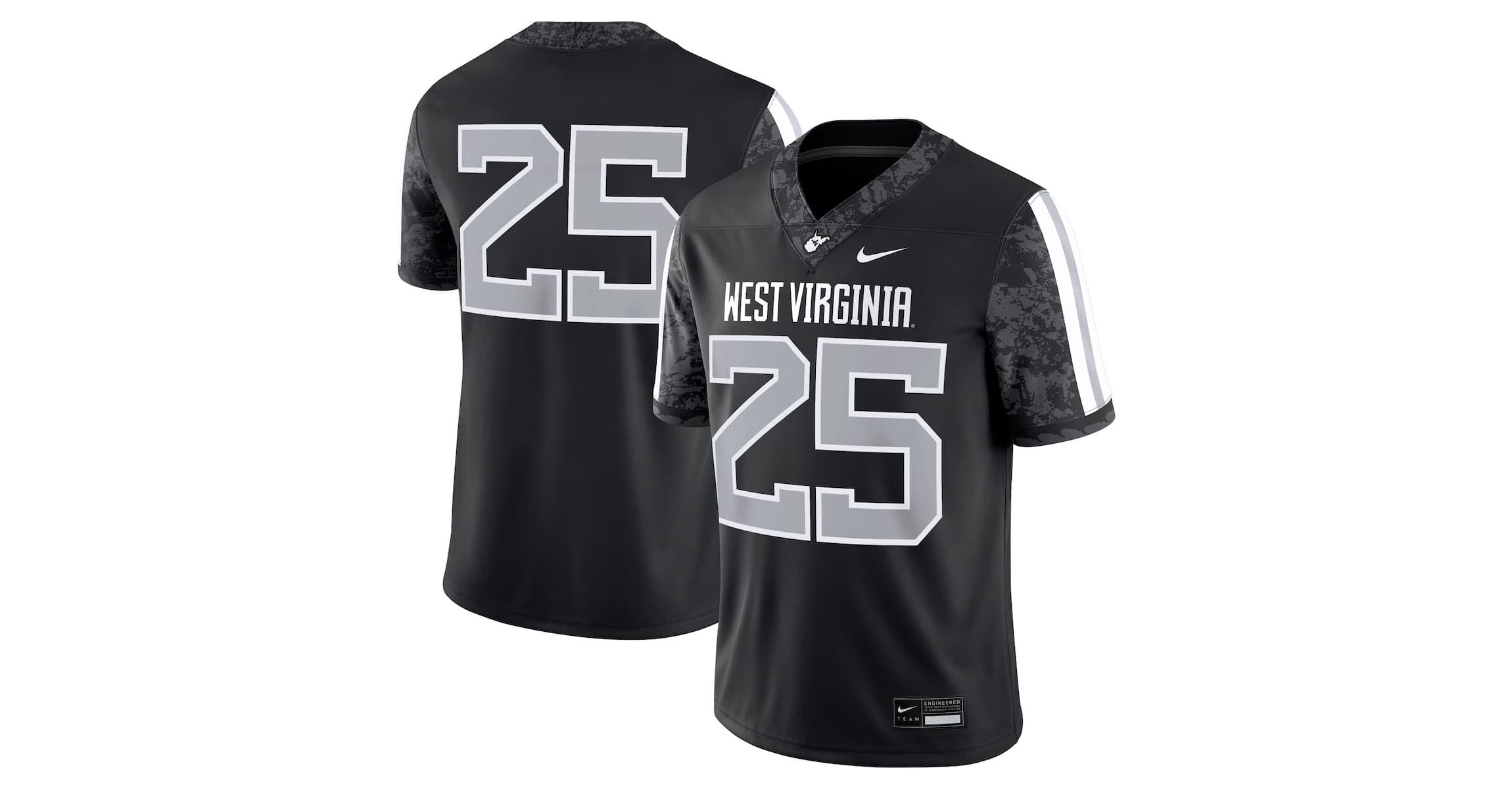 Nike® NCAA Nike #25 West Virginia Mountaineers Alternate Game