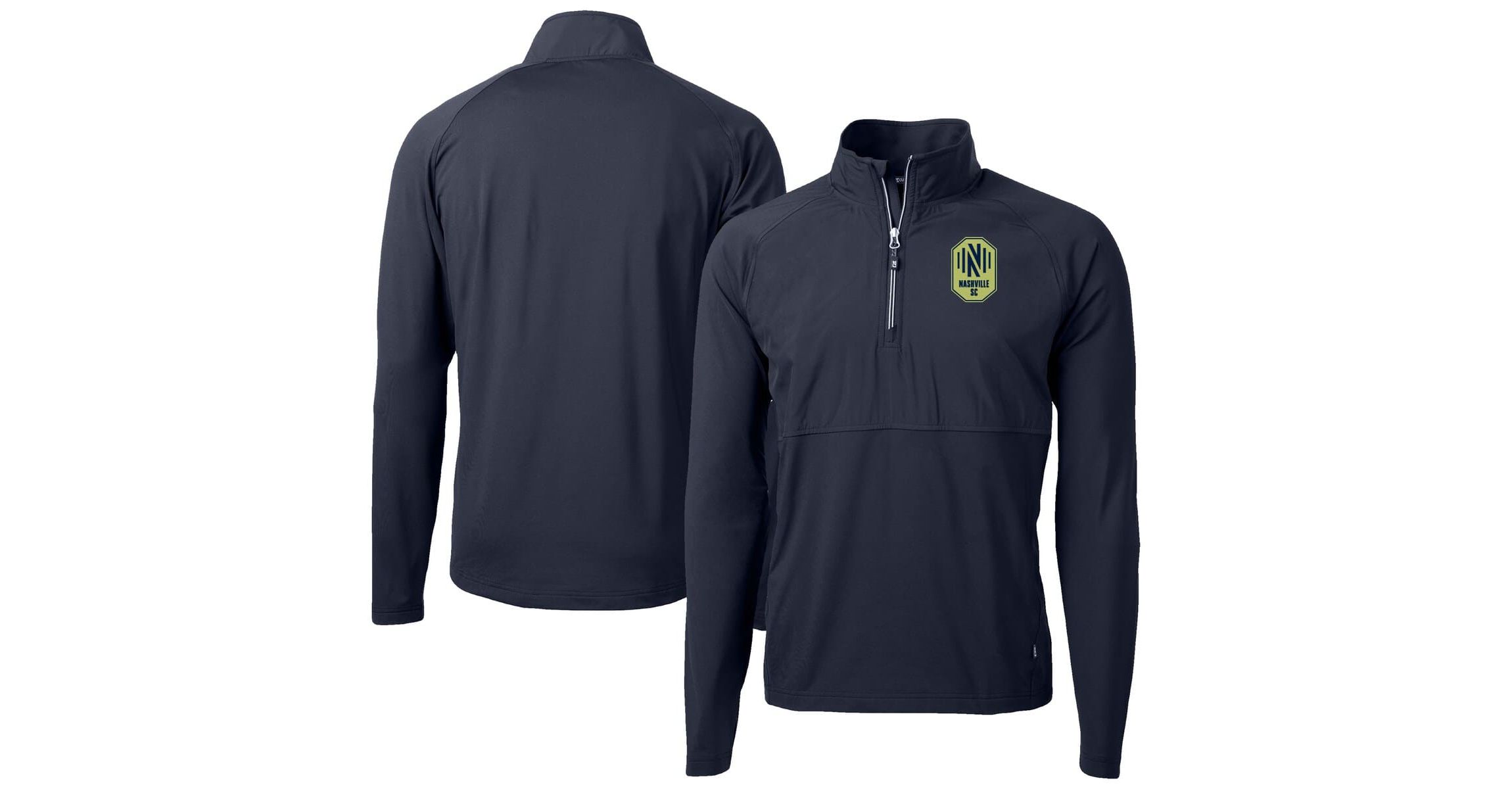 MLS Nashville SC Adapt Eco Knit Hybrid Recycled Quarter-Zip Pullover Top