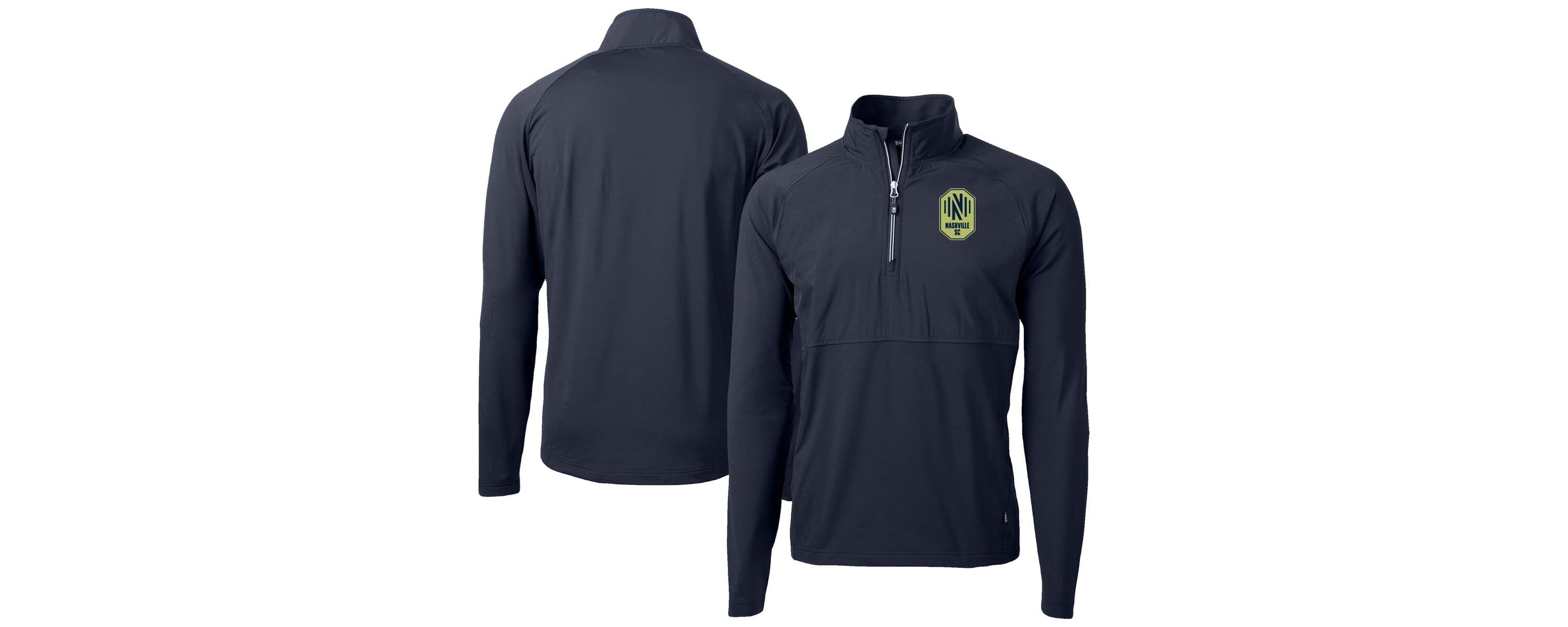 MLS Nashville SC Adapt Eco Knit Hybrid Recycled Quarter-Zip Pullover Top