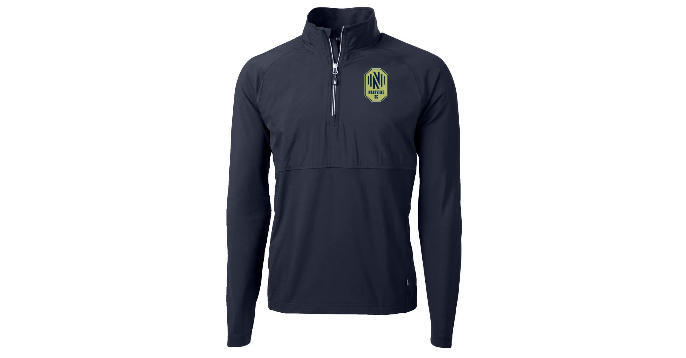 MLS Nashville SC Adapt Eco Knit Hybrid Recycled Quarter-Zip Pullover Top