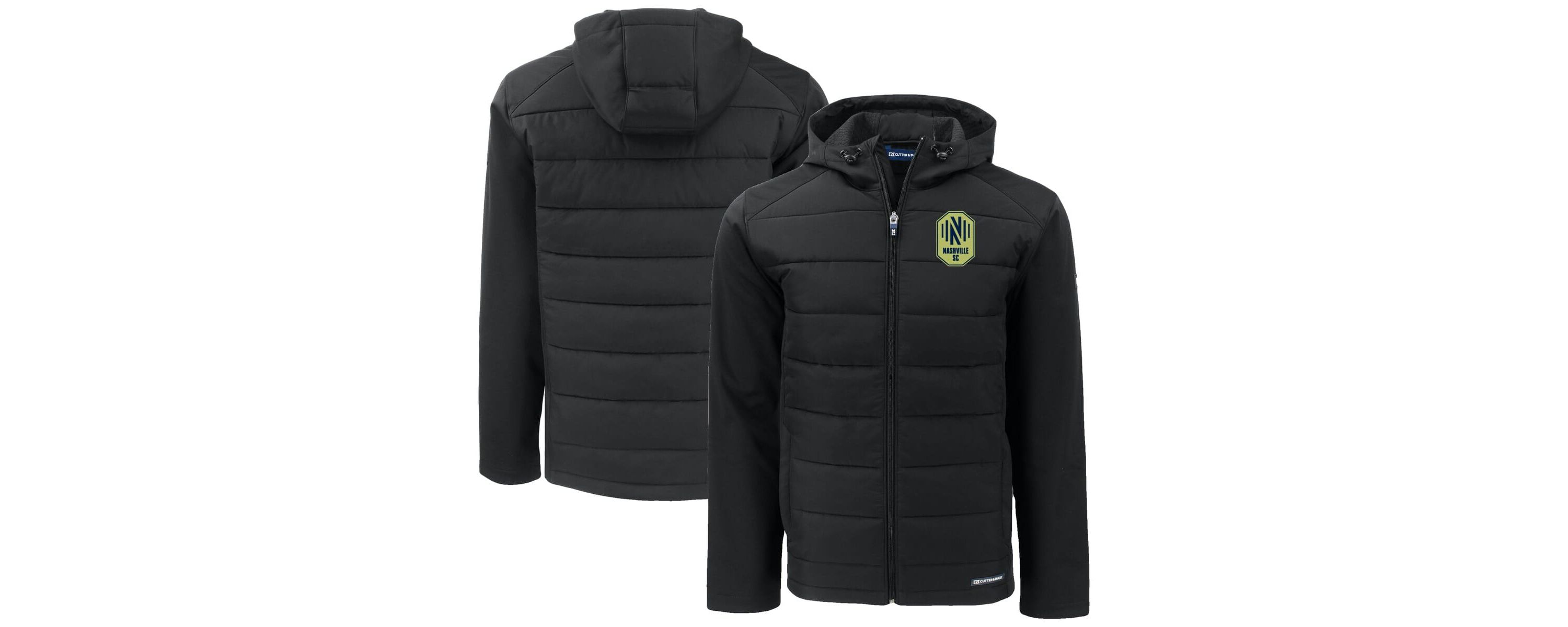 MLS Nashville SC Evoke Hybrid Eco Softshell Recycled Full-Zip Jacket