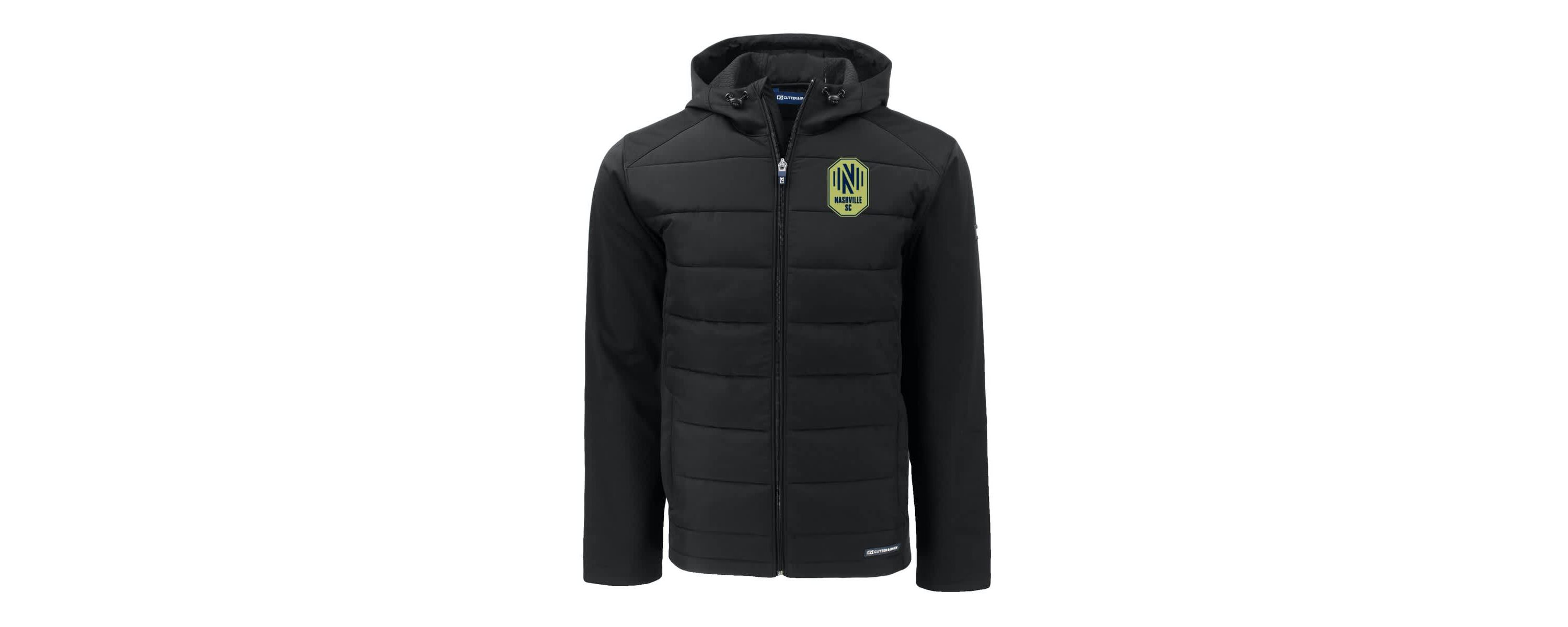 MLS Nashville SC Evoke Hybrid Eco Softshell Recycled Full-Zip Jacket