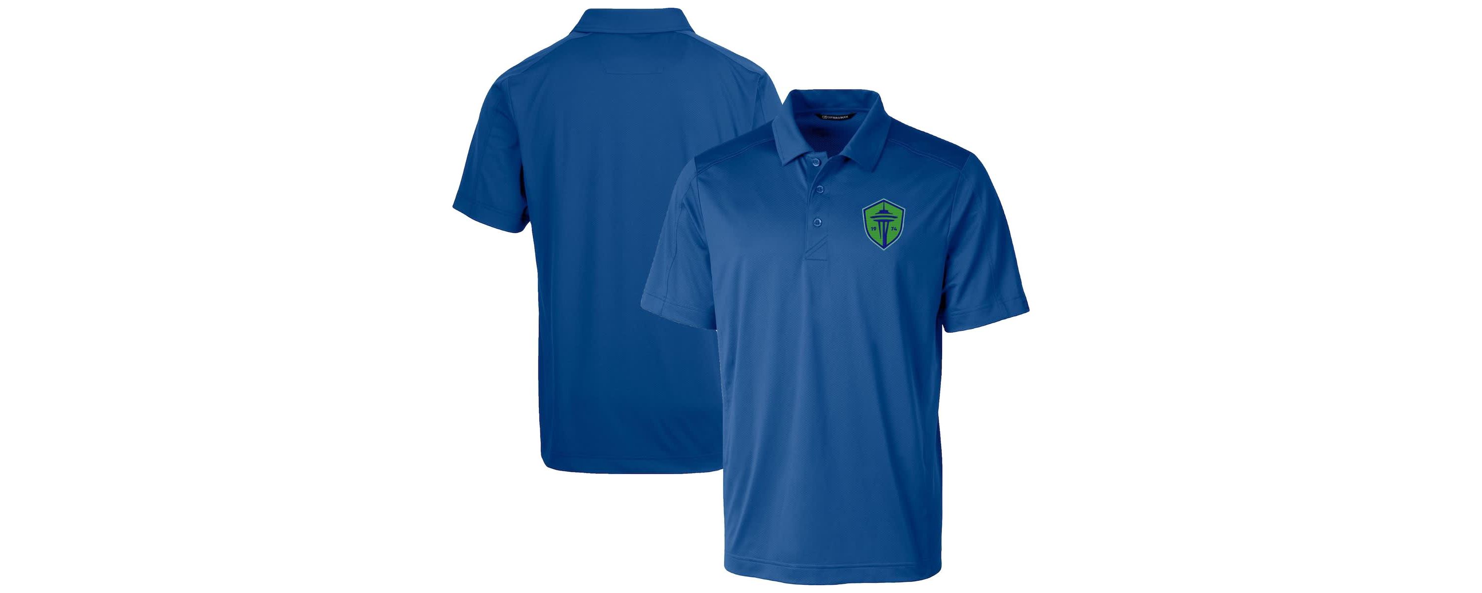 MLS Seattle Sounders FC Prospect Eco Textured Stretch Recycled Polo