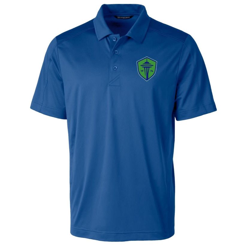 MLS Seattle Sounders FC Prospect Eco Textured Stretch Recycled Polo