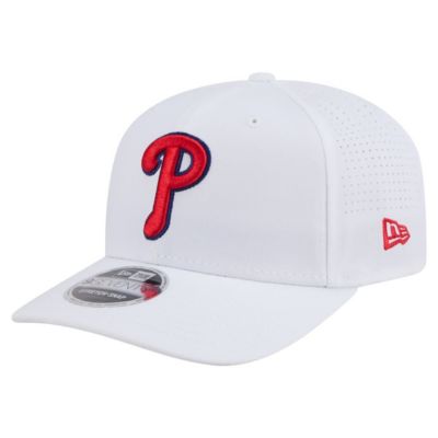 New Era Men's MLB Philadelphia Phillies COOLERA 9SEVENTY Adjustable Hat, White