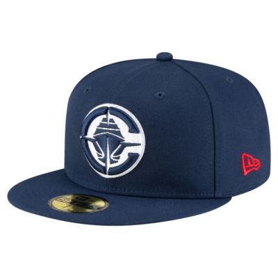 New Era Men's Los Angeles Clippers NBA LA Clippers 59FIFTY Fitted Hat, Navy Blue, 7 1/8