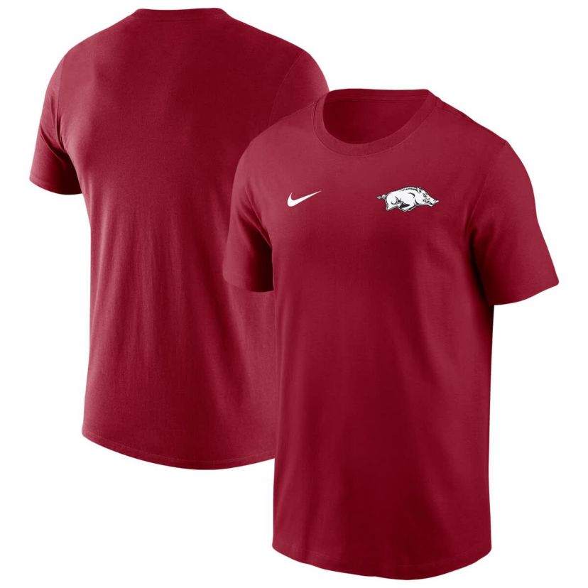 NCAA Nike Arkansas Razorbacks 2025 Sideline Legend Performance T-Shirt