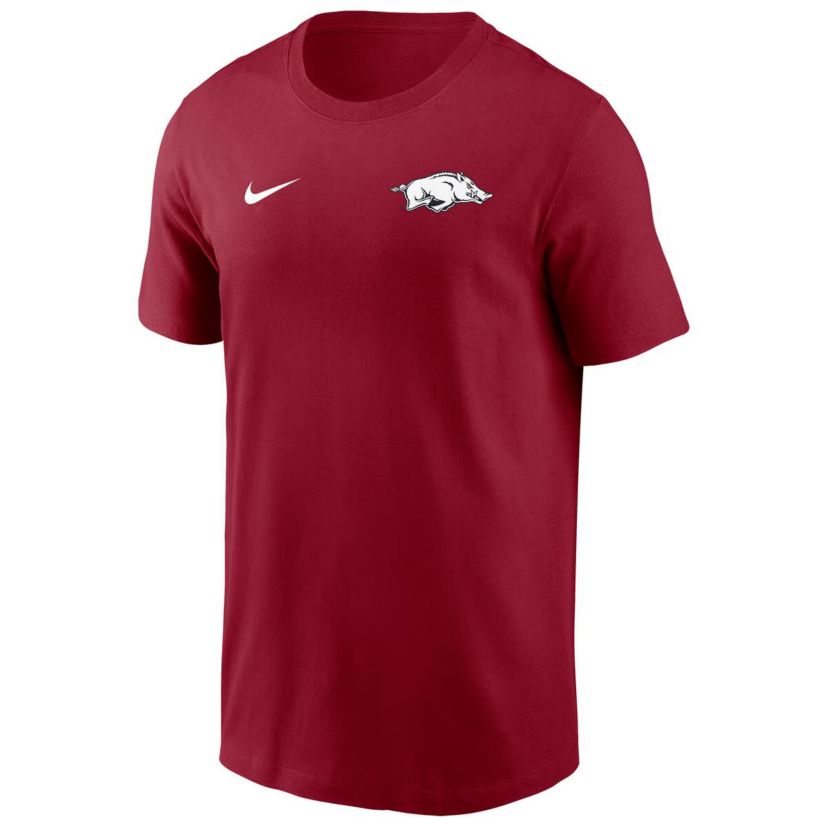 NCAA Nike Arkansas Razorbacks 2025 Sideline Legend Performance T-Shirt