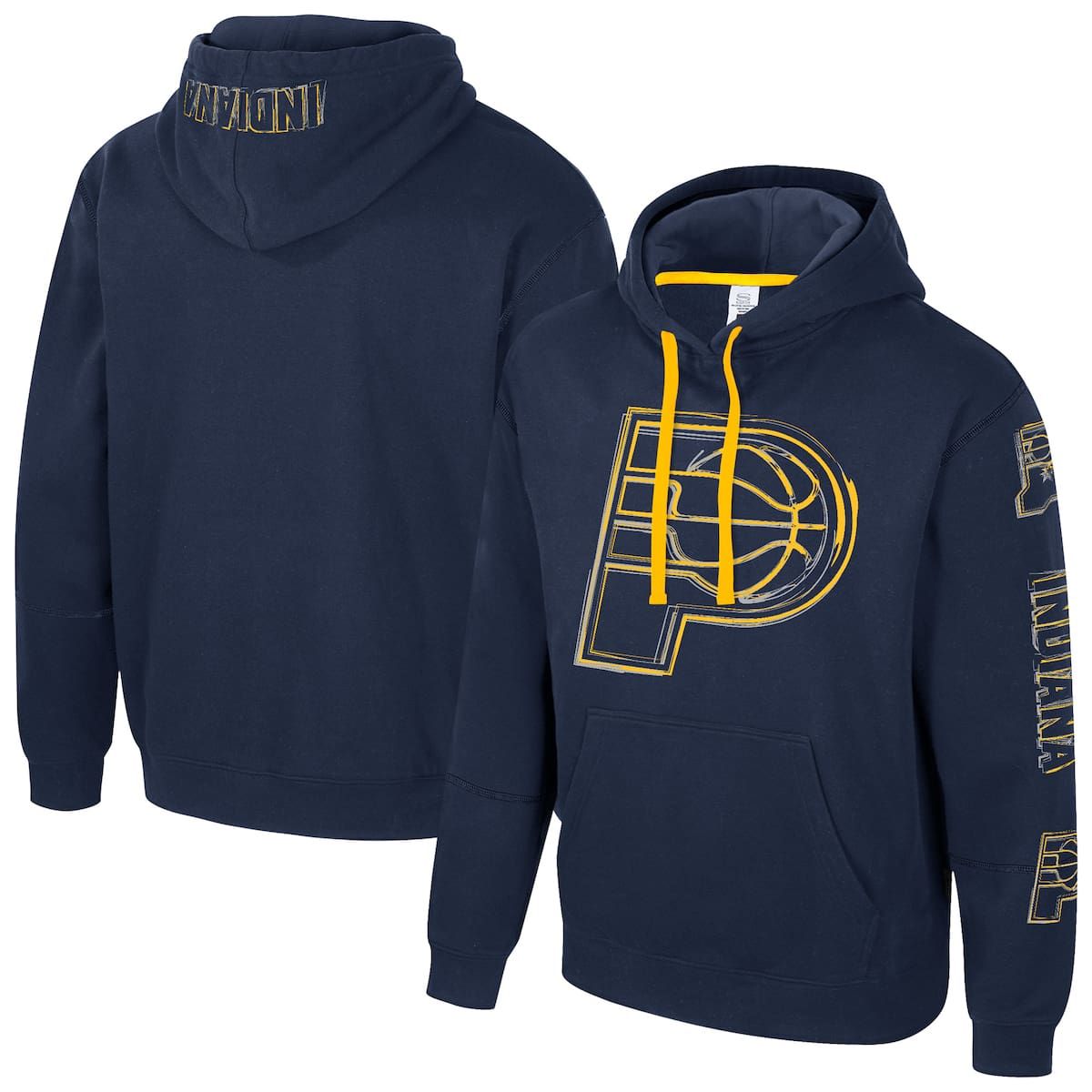 NBA Unisex Indiana Pacers Elementized Pullover Hoodie