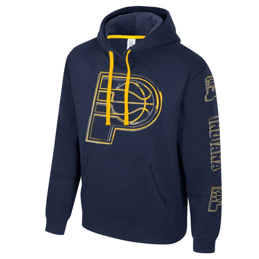 NBA Unisex Indiana Pacers Elementized Pullover Hoodie