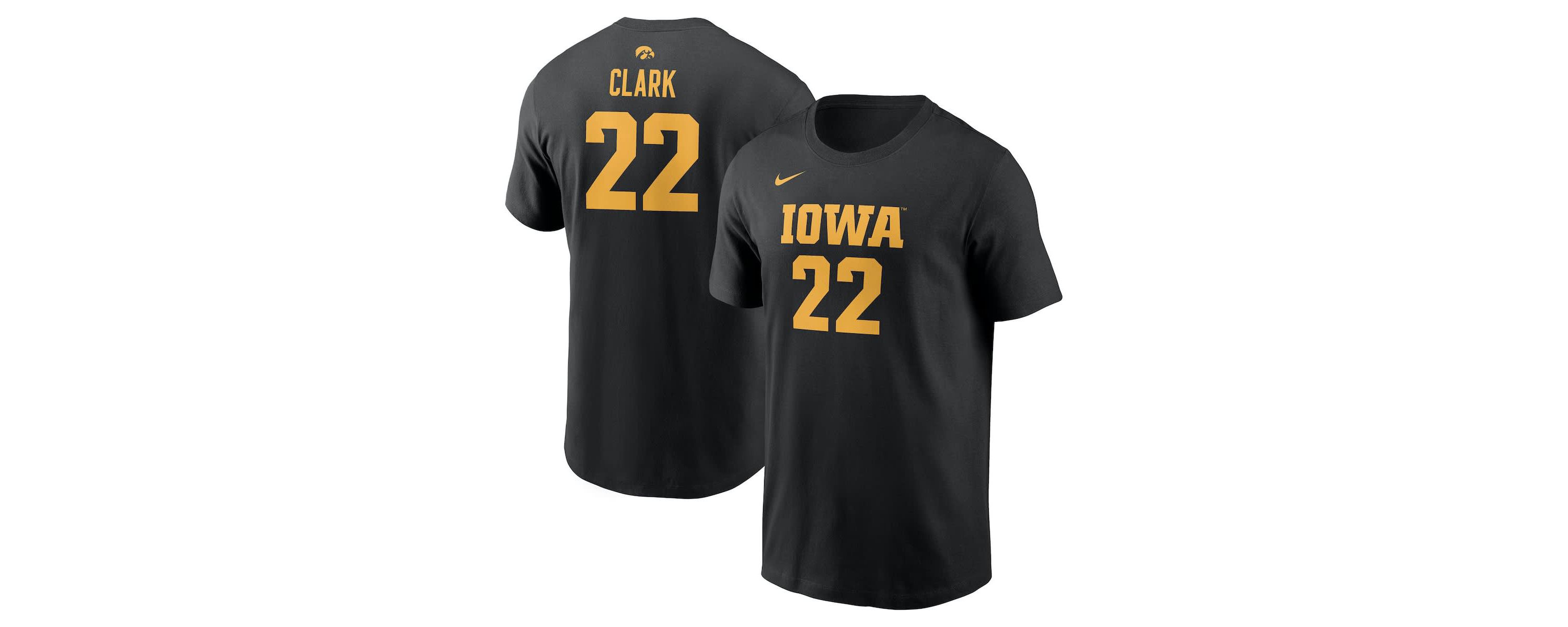 NCAA Unisex Nike Caitlin Clark Iowa Hawkeyes Retired Player Name & Number T-Shirt