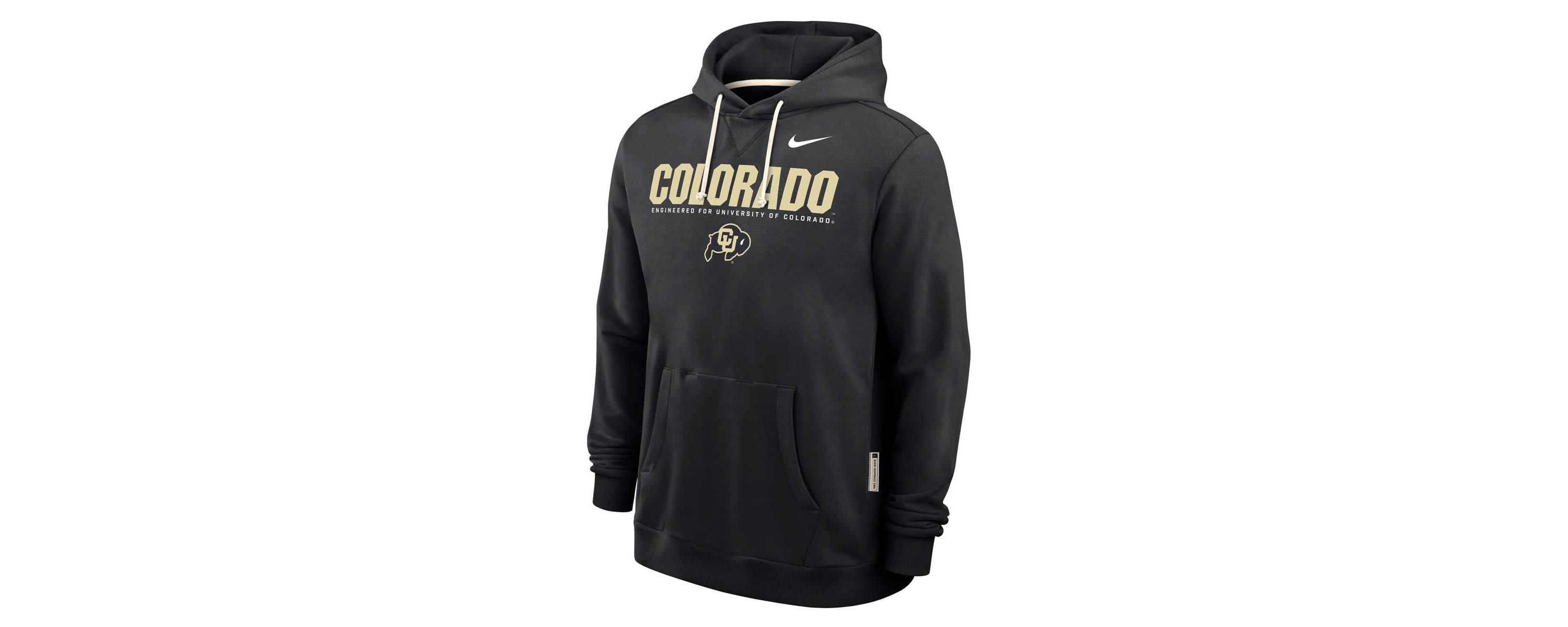 NCAA Nike Colorado Buffaloes 2025 Sideline Standard Issue Dri-FIT Hoodie