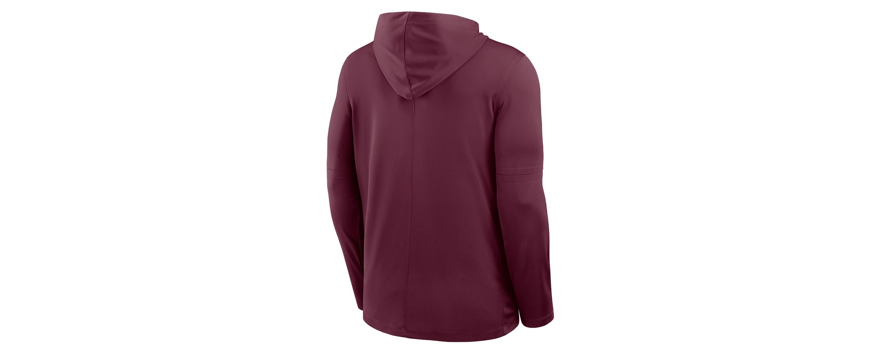 NCAA Nike Virginia Tech Hokies 2025 Sideline Dri-FIT Long Sleeve Hoodie T-Shirt