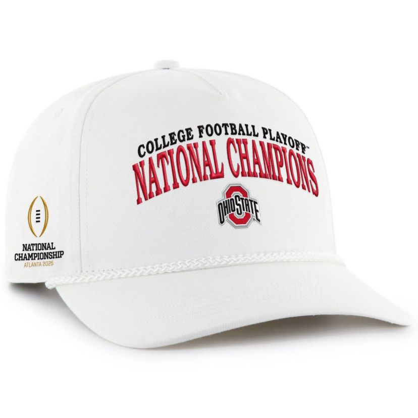NCAA Ohio State Buckeyes NCAA Football Playoff 2024 National s Rope Hitch Adjustable Hat