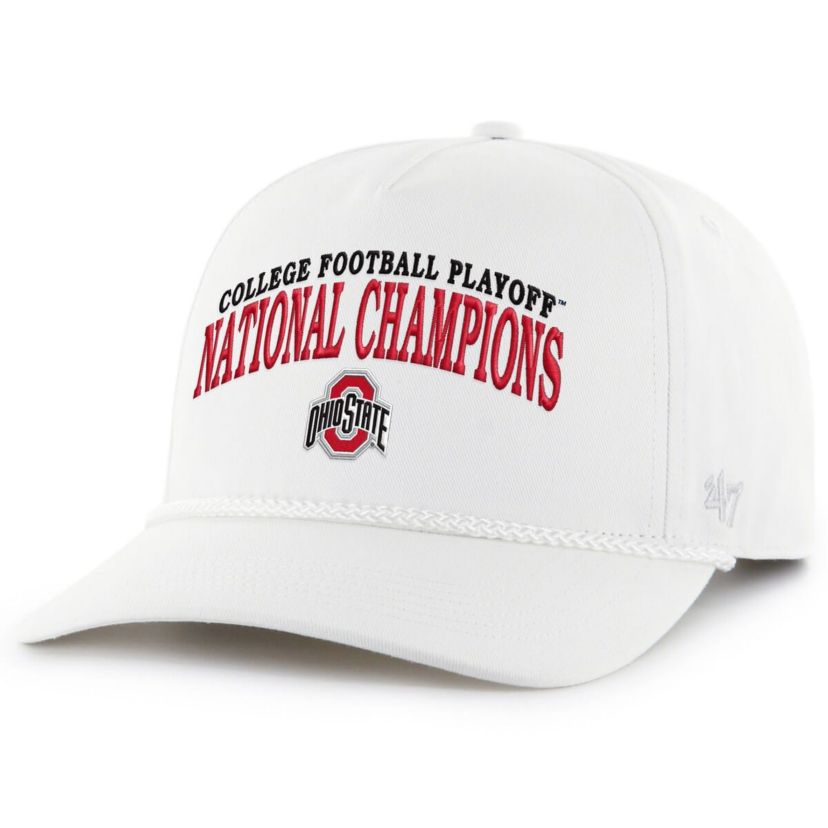 NCAA Ohio State Buckeyes NCAA Football Playoff 2024 National s Rope Hitch Adjustable Hat
