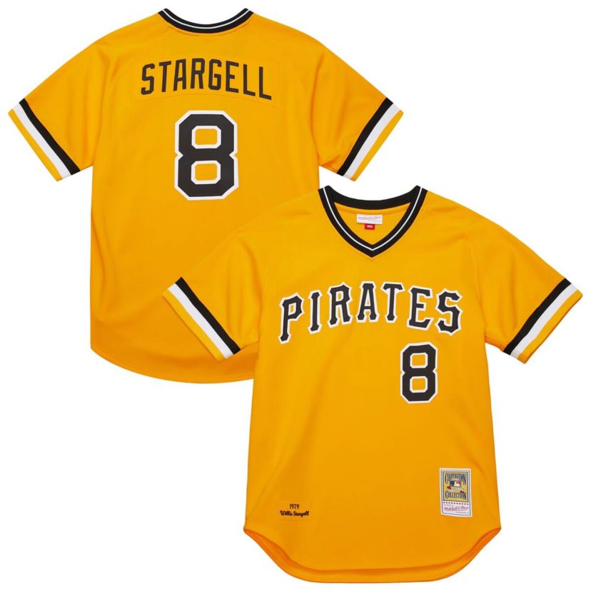 MLB Willie Stargell Pittsburgh Pirates 1979 Throwback Authentic Jersey