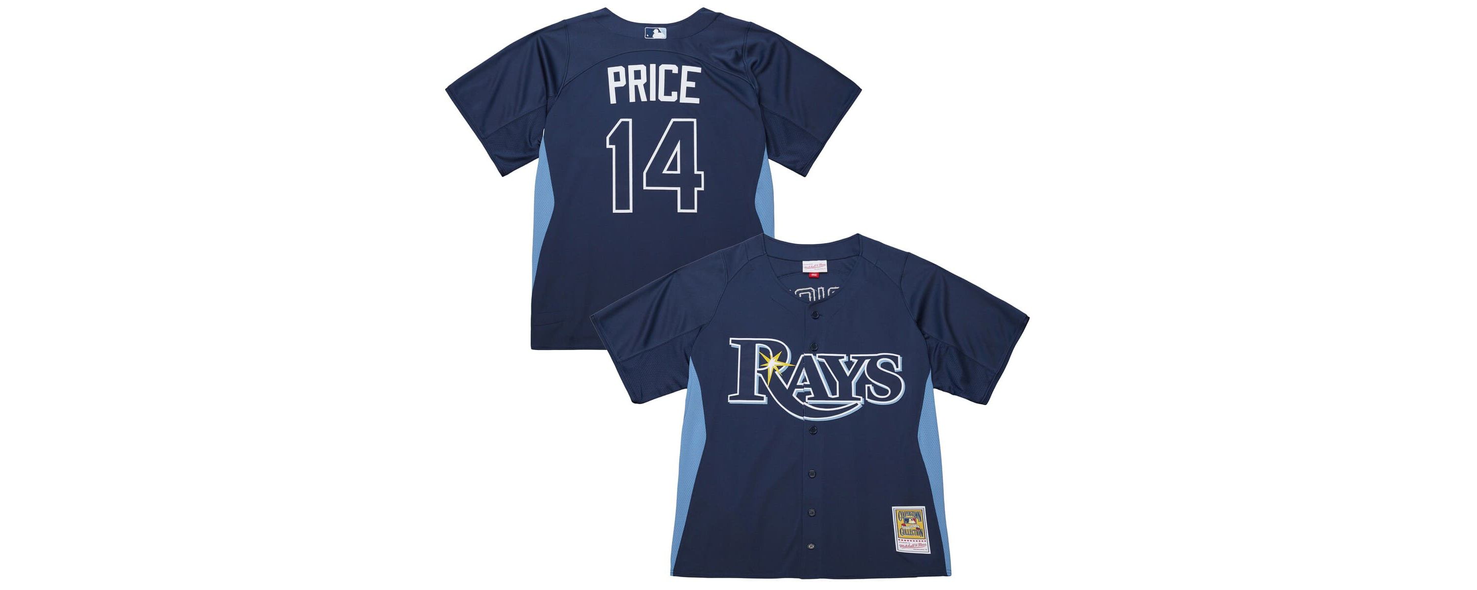 MLB David Price Tampa Bay Rays Authentic Batting Practice Jersey