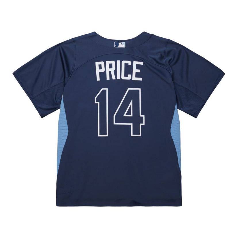 MLB David Price Tampa Bay Rays Authentic Batting Practice Jersey