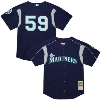 Mitchell & Ness Men's MLB Felix Hernandez Seattle Mariners Cooperstown Collection Batting Practice Jersey