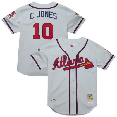 Mitchell & Ness Men's MLB Chipper Jones Atlanta Braves 1995 Throwback Authentic Jersey
