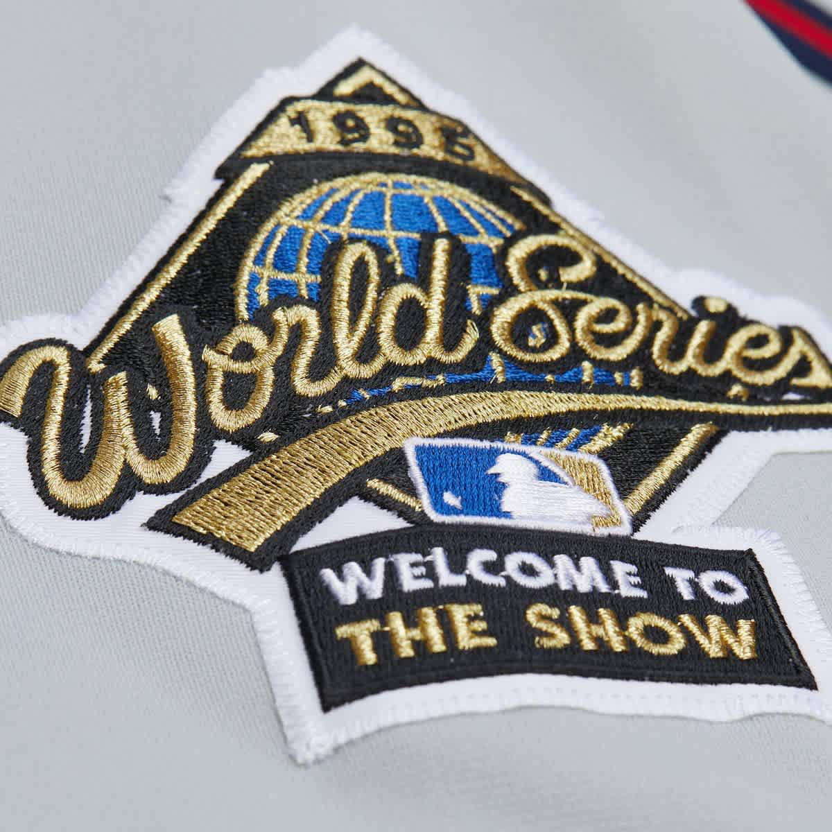 MLB John Smoltz Atlanta Braves 1995 Throwback Authentic Jersey
