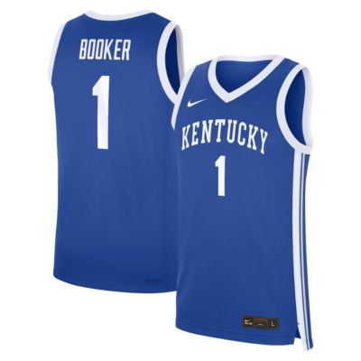 Men's NCAA Nike Devin Booker Kentucky Wildcats Road Replica Basketball Jersey, XL