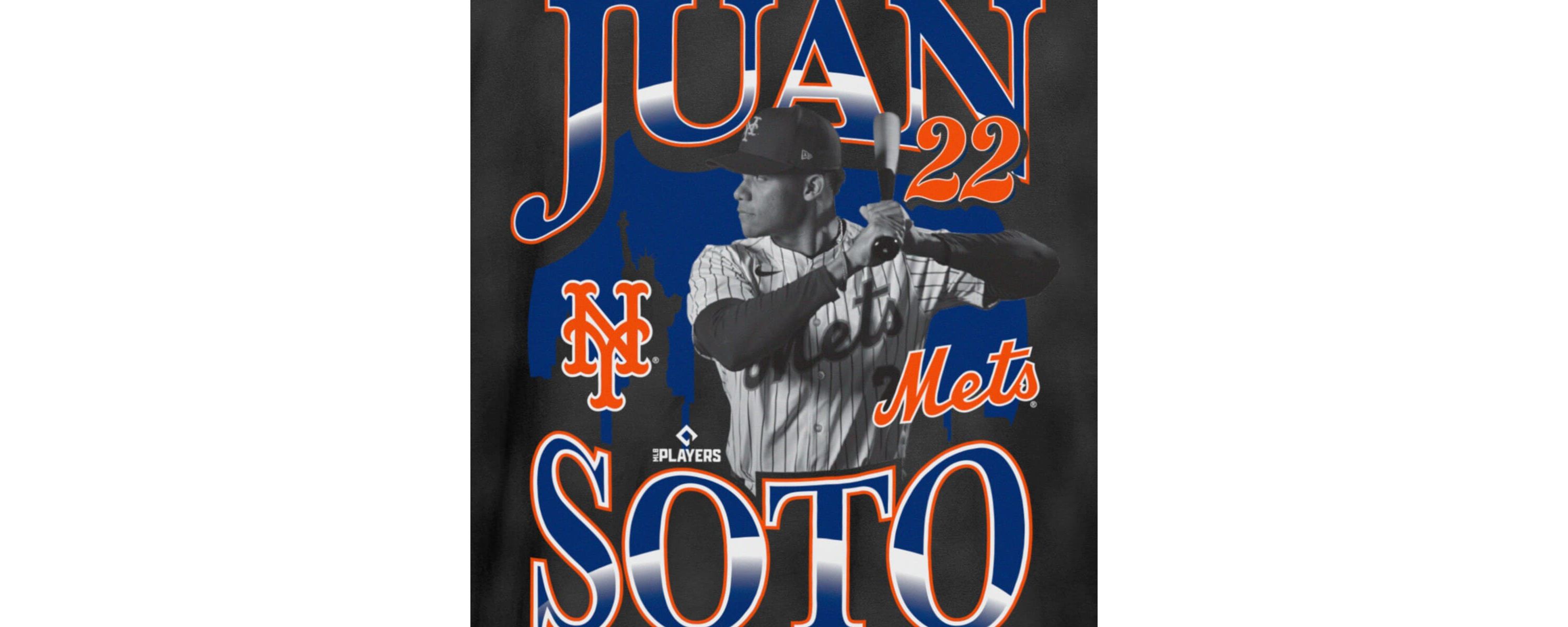 MLB Juan Soto New York Mets Batter Up Player T-Shirt